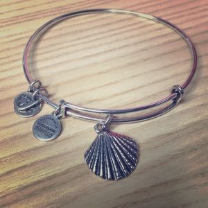 Alex & Ani shell bracelet